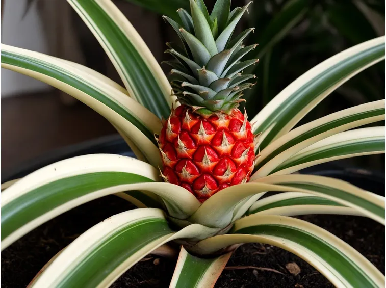 Ananas bracteatus pianta