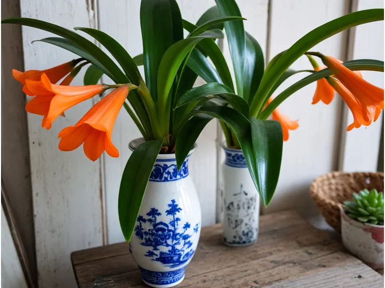 Clivia in vaso