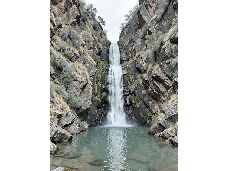 cascata in pietra