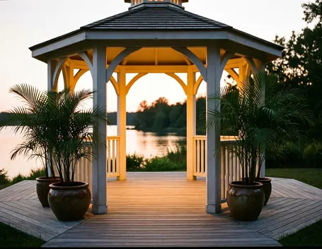 gazebo in legno