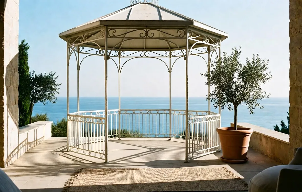 gazebo in metallo
