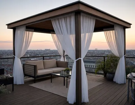 gazebo per terrazzo