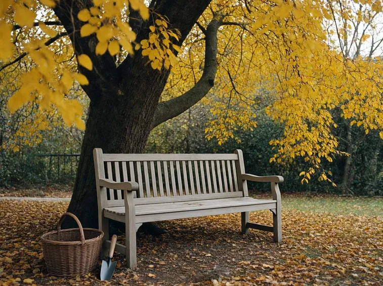 giardino in autunno