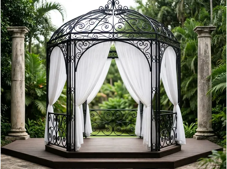 arredo giardino ferro battuto