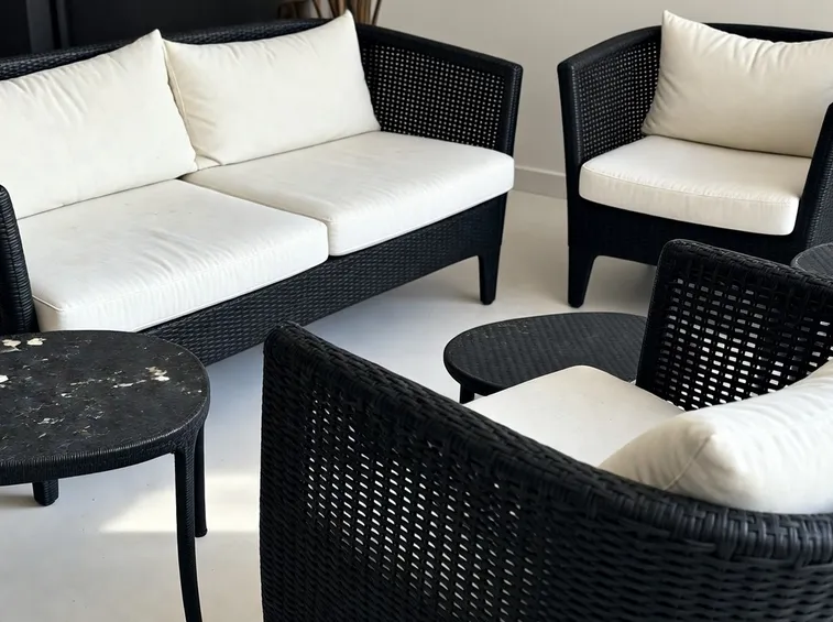 arredo giardino rattan sintetico