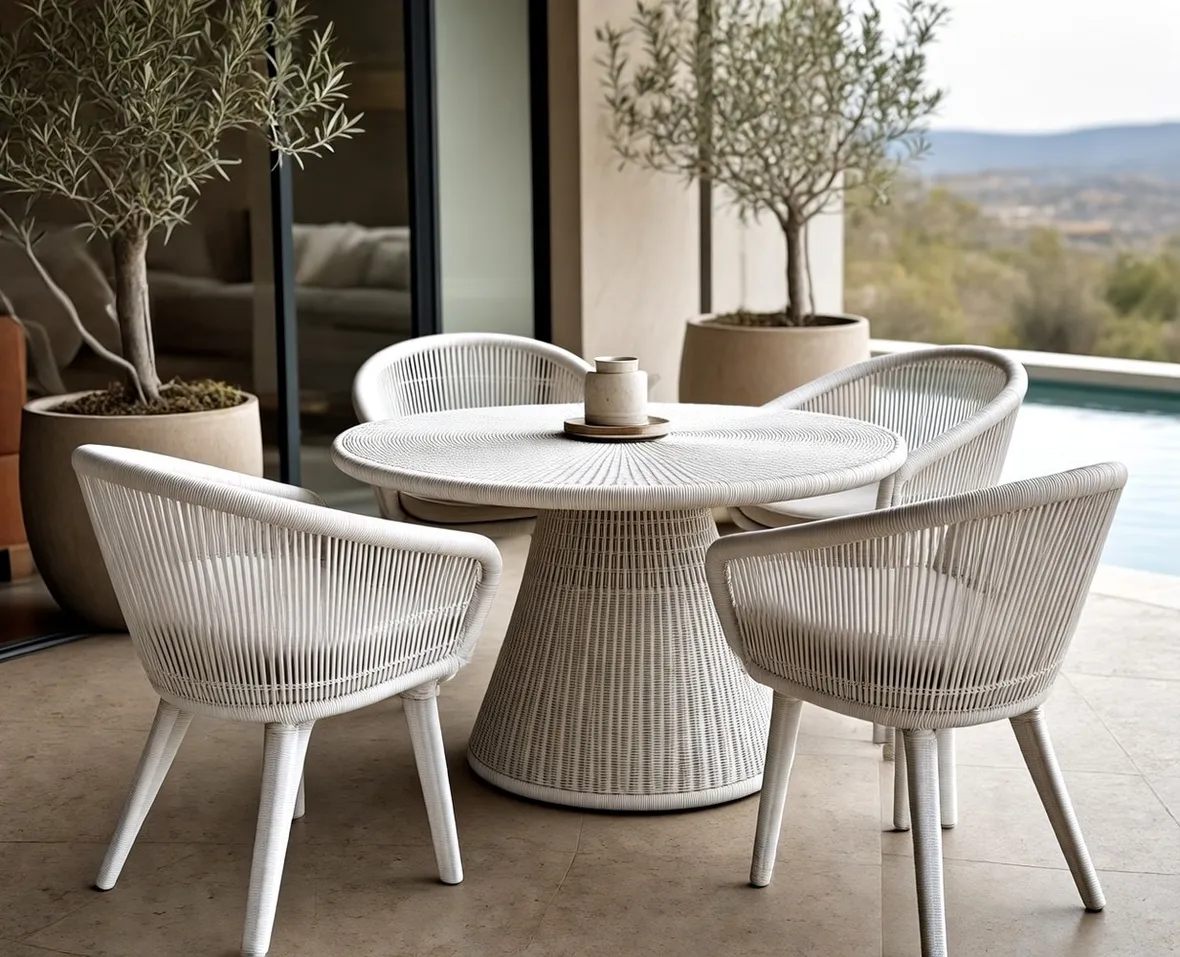arredo giardino rattan