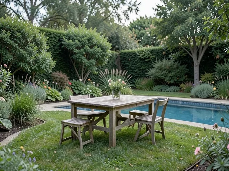 tavolo da giardino in legno