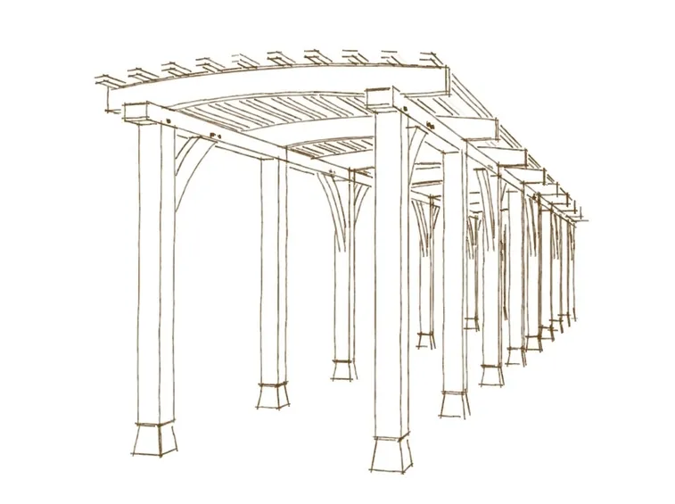 esempio di un progetto disegnato