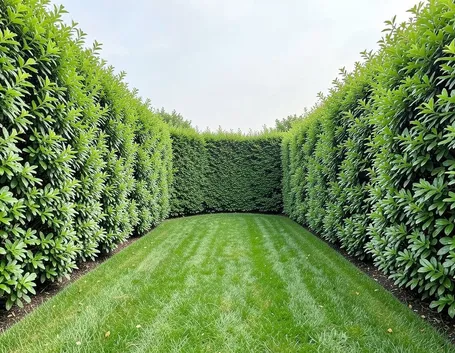 siepi in giardino