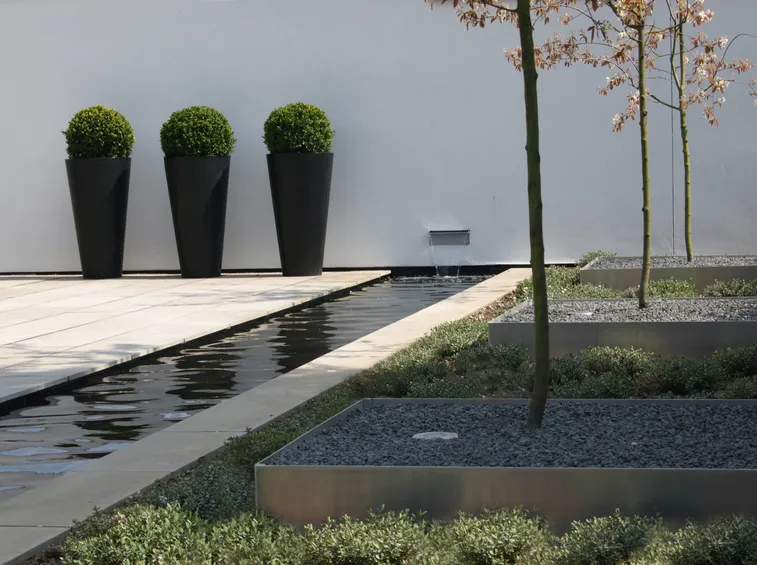 giardino minimalista