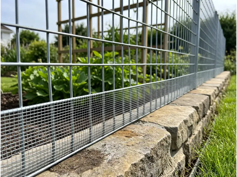 La rete giusta: maglia robusta, altezza contenuta, base interrata