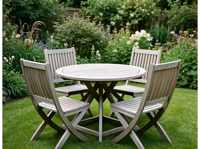 tavolo in legno da giardino