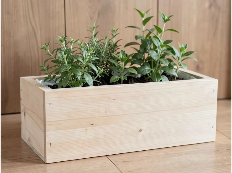 fioriera in legno