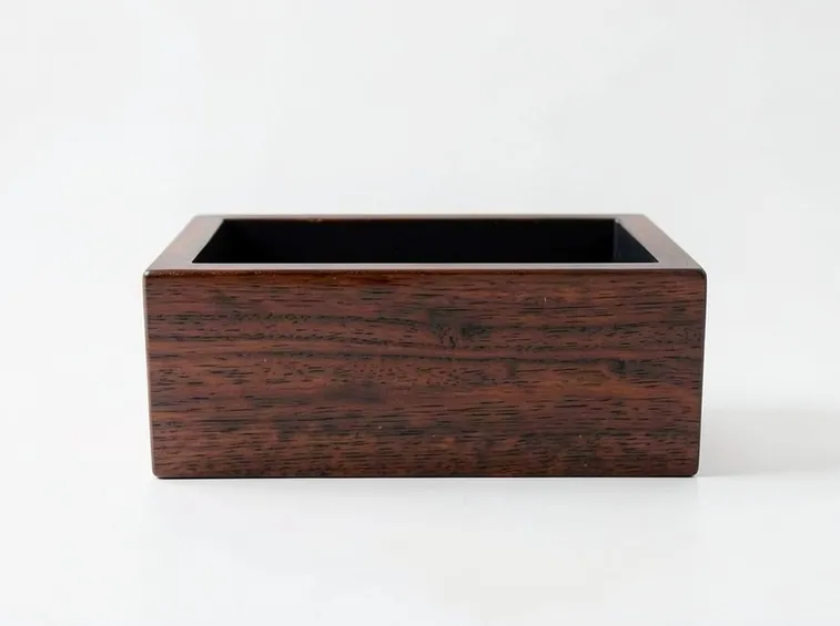 vasi rettangolari legno