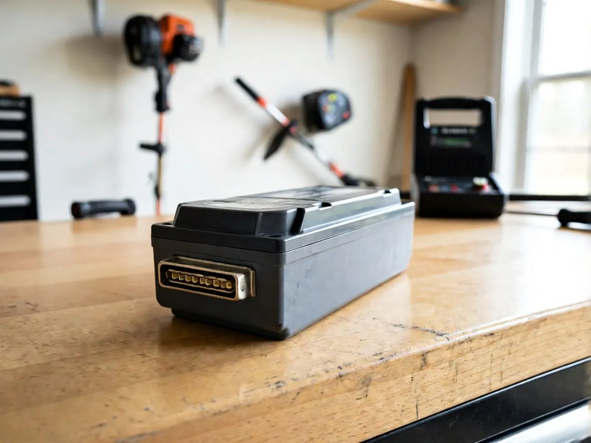 Stacca la batteria prima di riporre l'attrezzo