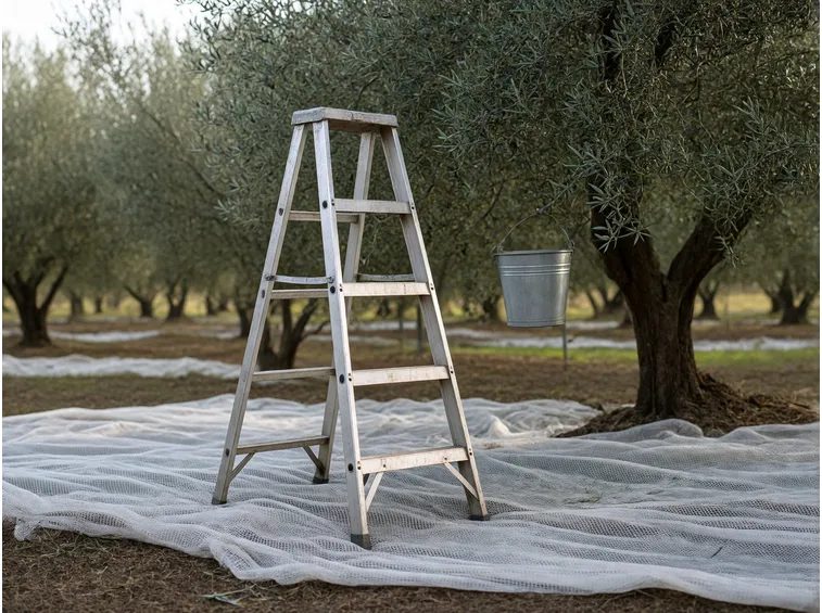 Olive sulle reti e cachi dal legno fragile: due modi di usarla