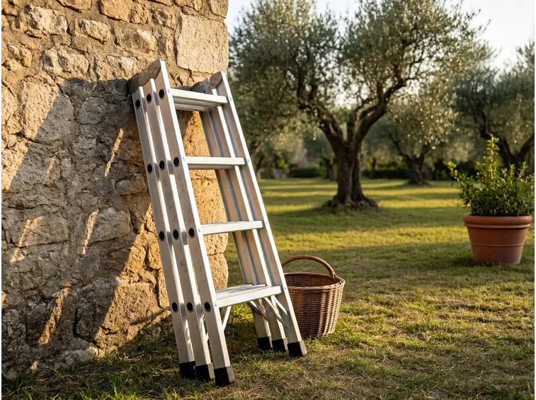 Salire e scendere in sicurezza durante la raccolta