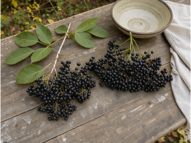 Non confondere il sambuco nero con l'ebbio