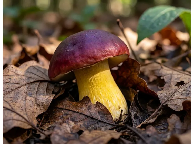 Un esemplare di boletus regius