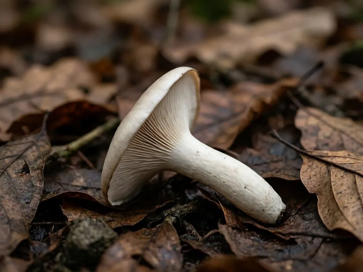 Un esemplare di Clitocybe geotropa