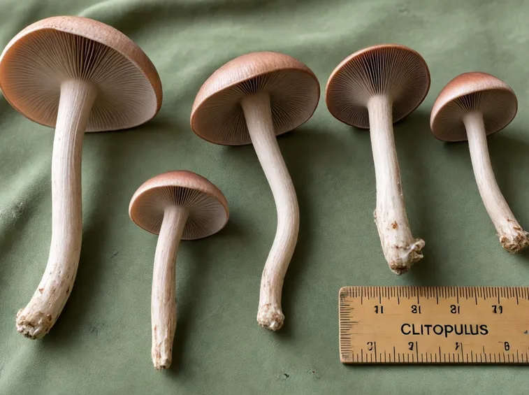 Caratteristiche fisiche del clitopilus prunulus