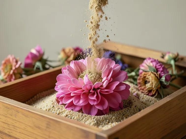 essicare i fiori
