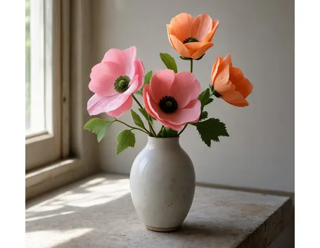 fiori di carta crespa