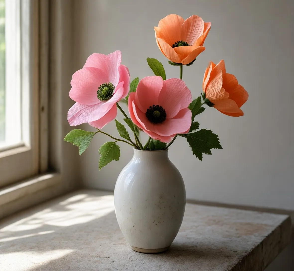 fiori di carta crespa