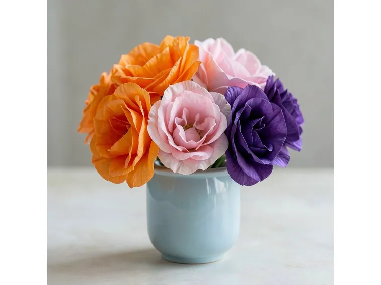 fiori di carta crespa