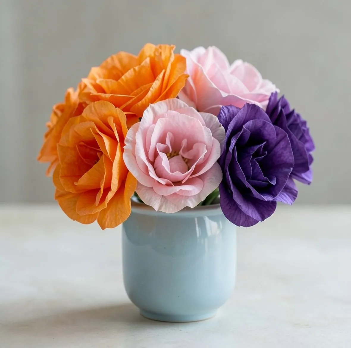 fiori di carta crespa