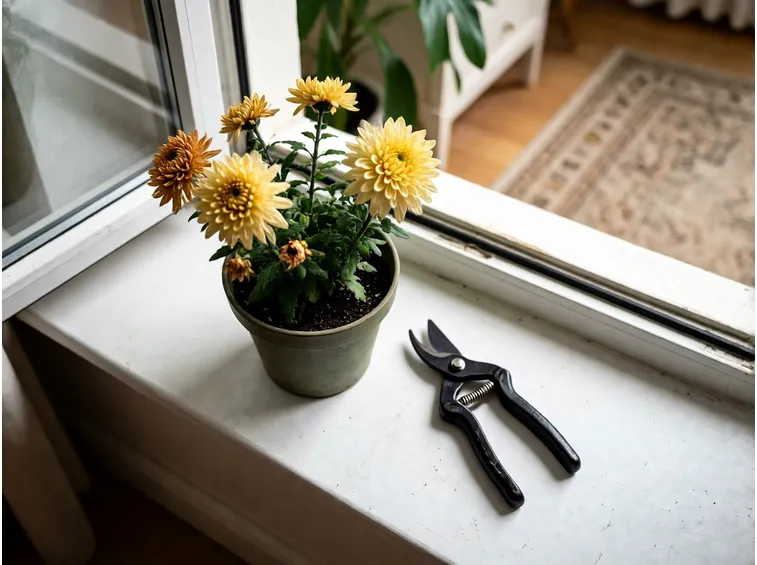 Togliere i fiori sfioriti e dare alla pianta una seconda vita dopo novembre
