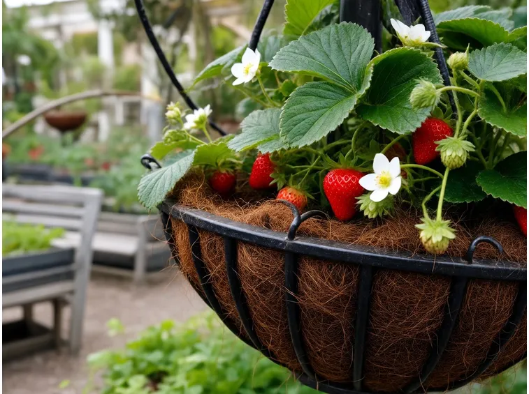 fragole in vaso