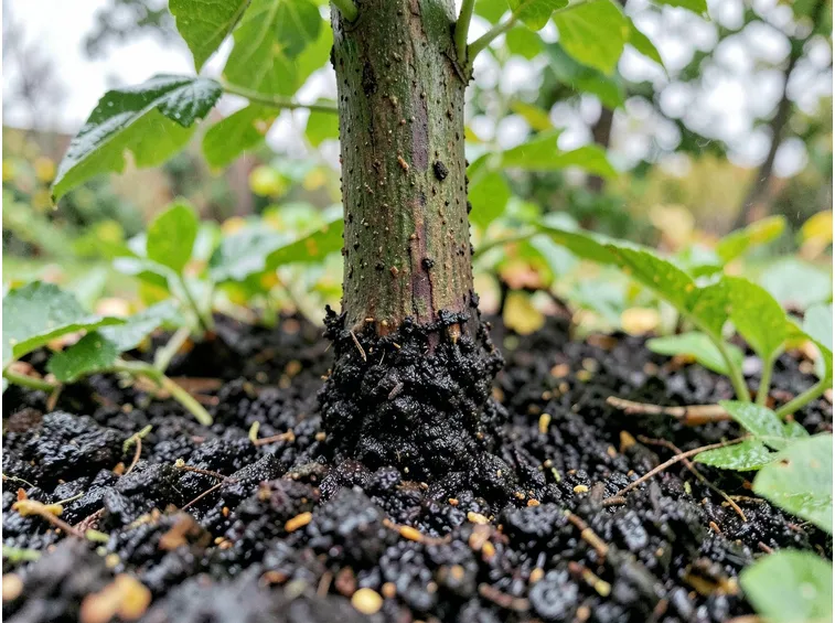 Perché le piogge d'autunno aprono la strada al marciume del colletto