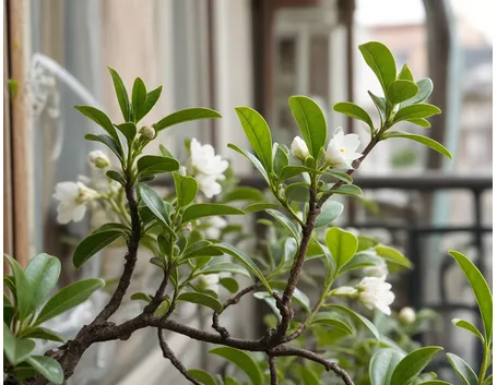 pianta sul balcone