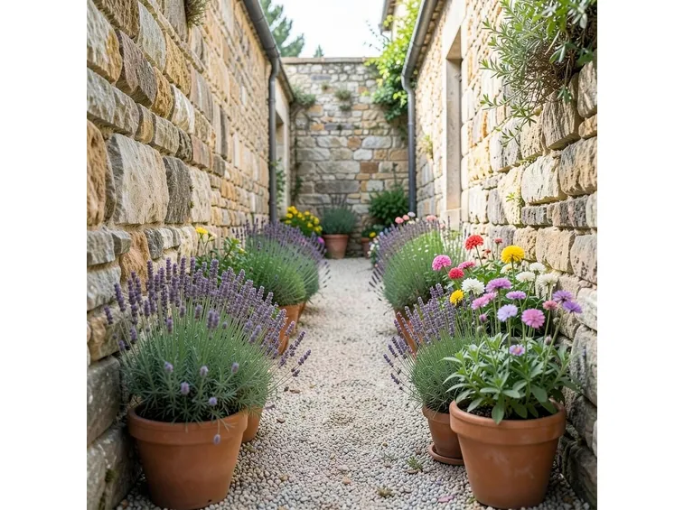 Giardino corridoio  Fonte foto ( http://www.housetohome.co.uk )