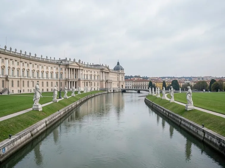 Reggia di Caserta: panorama.