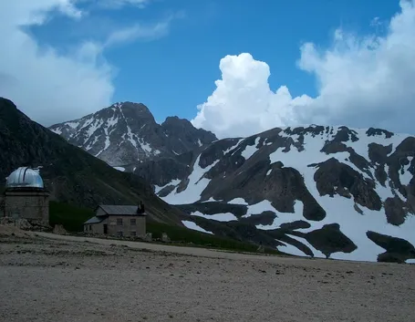 Paesaggio invernale nel parco