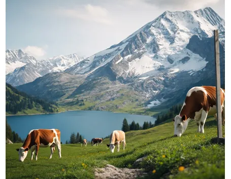 Scorcio del Parco dello Stelvio vicino Bormio