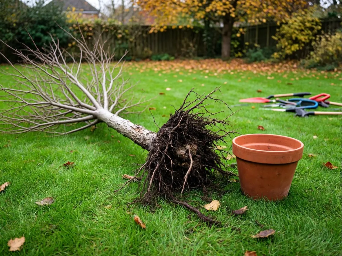Che cosa sono gli alberi a radice nuda e in che cosa differiscono dal vaso