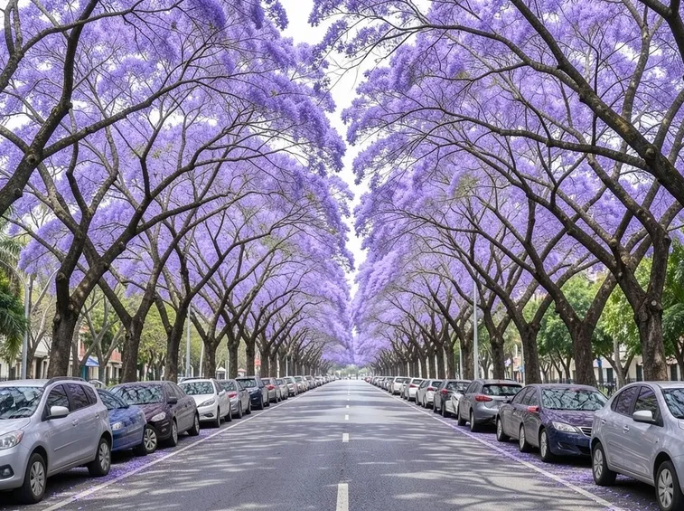 pianta di jacaranda