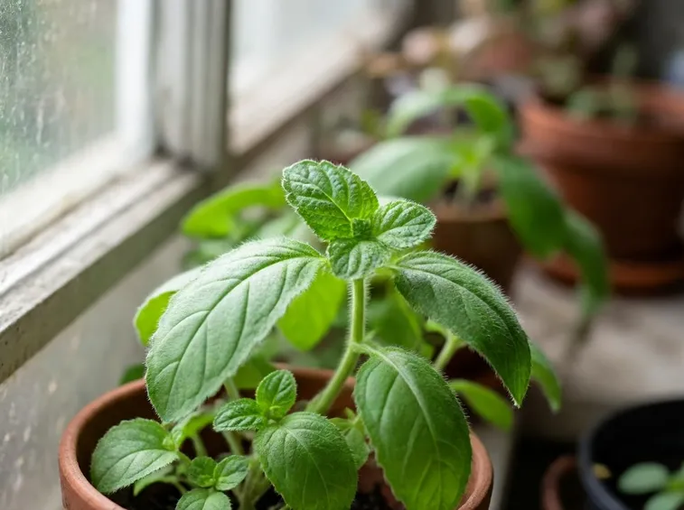 Pianta di menta romana