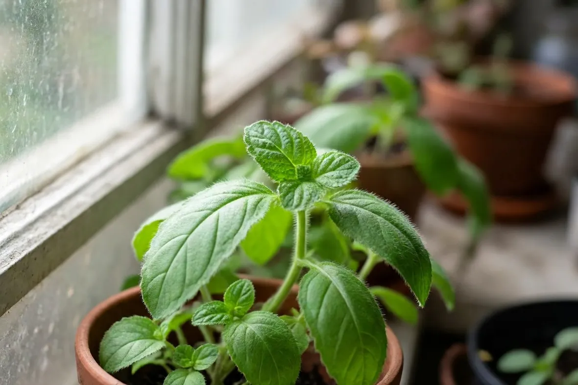 Pianta di menta romana