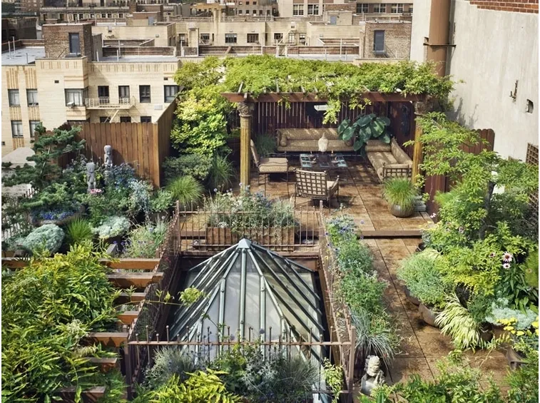 giardino in terrazza