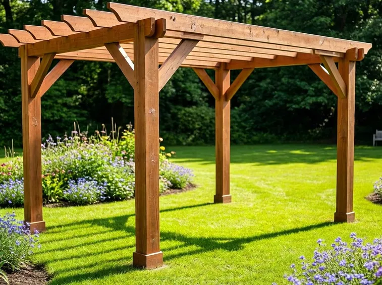 esempio di giardino luminoso