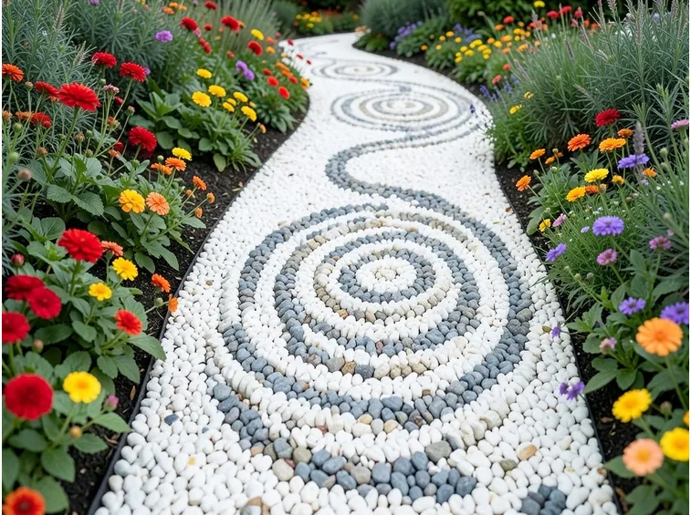 particolare vialetto da giardino