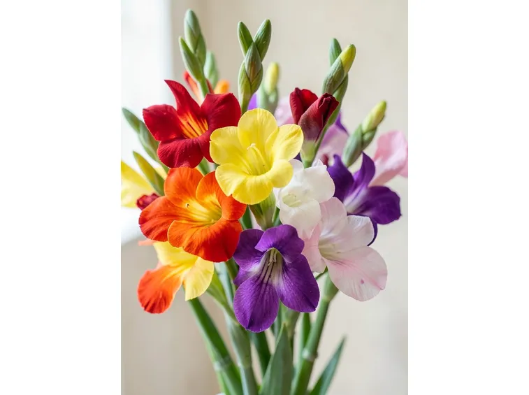 fresie in fiore