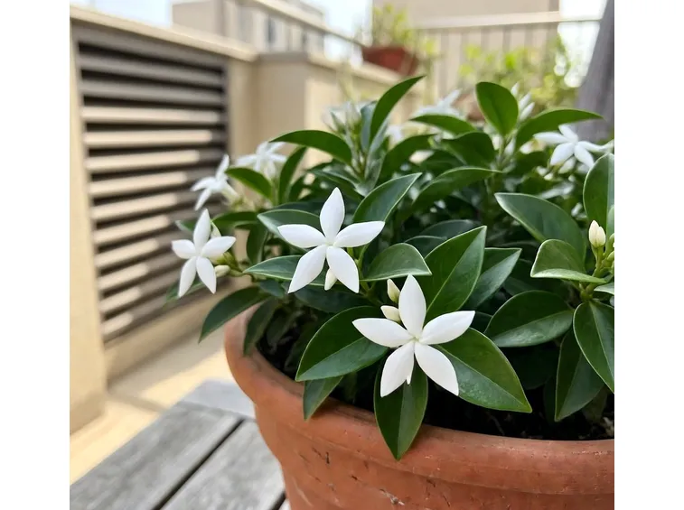 trachelospermum in fiore