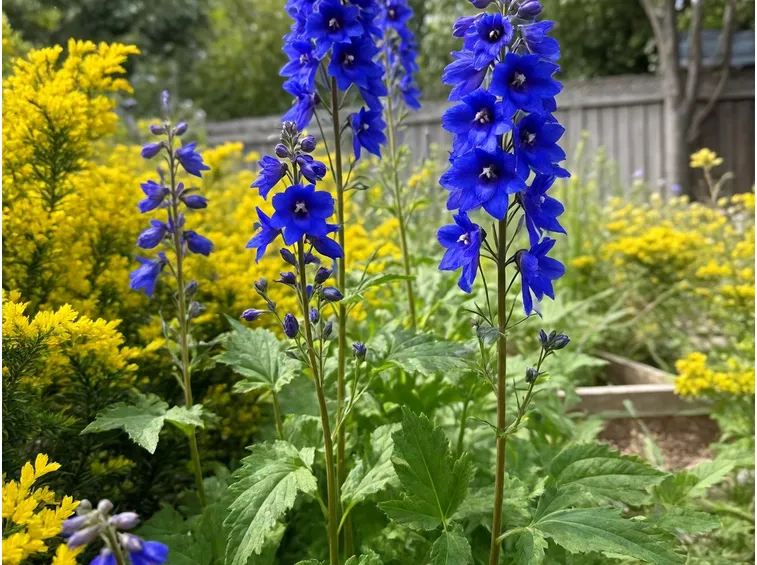 Pianta Delphinium blu