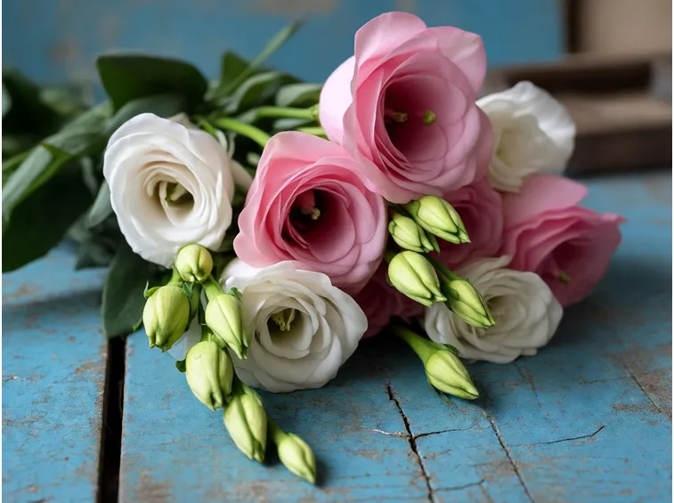 Bouquet fiori lisianthus