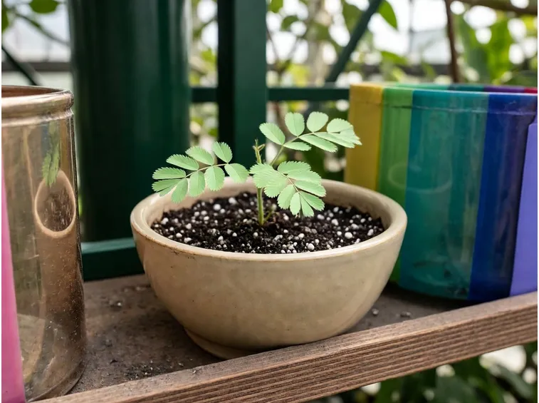 Coltivazione vaso mimosa